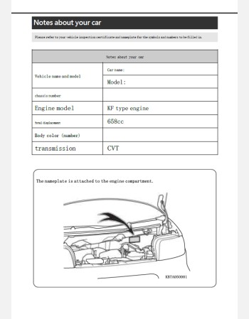 subaru chiffon 2024-2025 owners manual in english